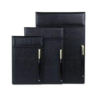 Bloc-notes en cuir synthétique, 50 pièces en cuir, taille A5 & A6, personnalisé, pour écriture à damier, Menu, Restaurant