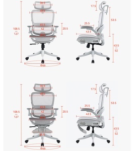 <span class=keywords><strong>Silla</strong></span> de Oficina Ergonómica <span class=keywords><strong>SIHOO</strong></span> B100 PRO del Fabricante de Muebles de Oficina con Reposabrazos Giratorios 4D, Respaldo de Malla y Soporte Lumbar para Personal - Product Image 5