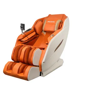 Sofá de massagem 4D para uso doméstico, cadeira elétrica luxuosa de alta qualidade em couro PU de corpo inteiro e gravidade zero Sl Track