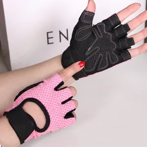 Half Finger Gloves Fitness Gloves Couple Style Mesh Breathable Outdoor Cycling Sports Gloves