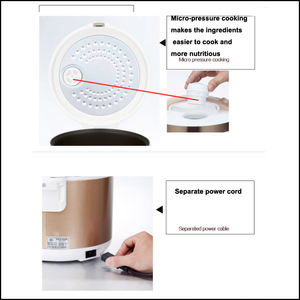 <span class=keywords><strong>Cuiseur</strong></span> à <span class=keywords><strong>riz</strong></span> pour <span class=keywords><strong>micro</strong></span>-<span class=keywords><strong>ondes</strong></span> de luxe en acier inoxydable de couleur 1.8L 2.8L à vendre - Product Image 5