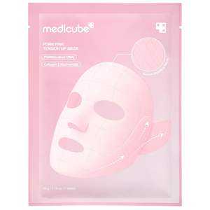 Masque raffermissant Medicube PDRN Pink Tension Up 34g pour le visage entier, soin raffermissant avec collagène et niacinamide, pour tous types de peaux - Product Image 1