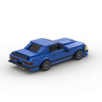 Compatible avec les briques de marque, petites particules, voiture de course sportive, puzzle MOC, assemblage DIY, blocs de construction en plastique ABS