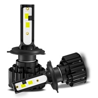 Système d'éclairage automatique pour phares de voiture à led, 12V, haute puissance, h4, h7, h11, 9006, 9007, vert lime, 8000k