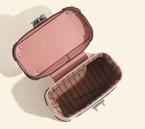 Bella <span class=keywords><strong>borsa</strong></span> da <span class=keywords><strong>donna</strong></span> con stampa da giardino Monet rosa di alta qualità con scatola color lavanda <span class=keywords><strong>viola</strong></span> <span class=keywords><strong>borsa</strong></span> a tracolla alla moda estiva - Product Image 5