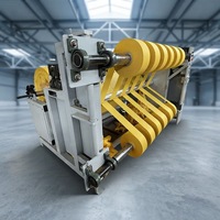 Machine à découper et à rembobiner le papier semi-automatique à haute productivité Mintai |   Machine informatisée de découpe et de rembobinage de rouleaux pour