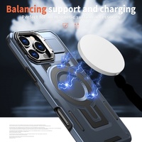 Caméra Béquille Magnétique Mobile Téléphone Cas Pour Samsung S25 EDGE S24 S23 Ultra FE Plus Housse De Protection A56 A36 A07 A17 A15