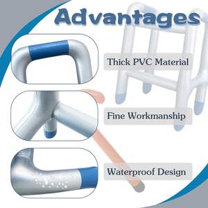 Bastón Inflable Plegable, Material de PVC Impermeable, Portátil y Ligero, Decoración para Piscina, Lago, Río, Playa - Product Image 3