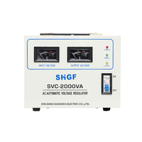 Stabilizer Tegangan Otomatis AC SVC AVR 220V, Motor Servo Portabel Berkualitas Pabrik 3kVA Fase Tunggal