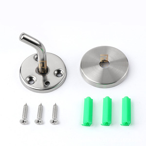 Stainless Steel Wall Mounted Hook Minimalist Design Anti Corrosion Robe Hook For Bathroom Kitchen Wardrobe Coat Rack - Product Image 2