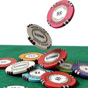 ขายส่งชิปดินเหนียวสำหรับคาสิโนแบบไม่มีสติกเกอร์ ผลิตตามสั่ง พร้อมโลโก้ ชิปโลหะเคลือบอ่อน สำหรับทำเครื่องหมายลูกกอล์ฟ - Product Image 1