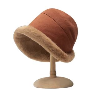Chapeaux Bob Femme en Coton Épais et Doux, Chauds, en Fausse Fourrure de Mouton, Moelleux et Pelucheux, pour l'Automne et l'Hiver - Product Image 2