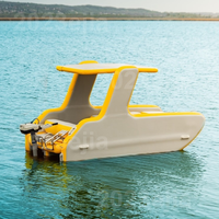 Fabricant d'équipement de jeu aquatique personnalisé Mini bateau électrique Bateau de pêche pliable Petit bateau de vitesse avec moteur
