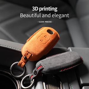 Accesorios para Llaves de Coche <span class=keywords><strong>Mazda</strong></span> 3 Axela Atenza CX-4, Impresión 3D para Funda de Llavero de Alcántara - Product Image 3