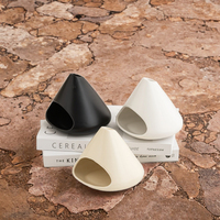 Support pour Palo Santo, brûleur d'encens, mini cheminée en céramique en forme de cône, brûleur de sauge, bois sacré, écologique, aromathérapie