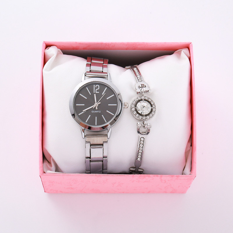 Wholesale Watch Set Women Luxury Fashion Rose Gold Quartz display picture 2