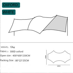 Toldo de lona de algodón para exteriores, carpa refugio solar, estrella para eventos de boda, alta calidad, nuevo modelo - Product Image 4