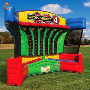 Juegos Inflables Portátiles para Exteriores, Alquiler de Juegos Deportivos, Cancha de Baloncesto Inflable, Conecta 4, Campo de Tiro, Deportes Interactivos - Product Image 1
