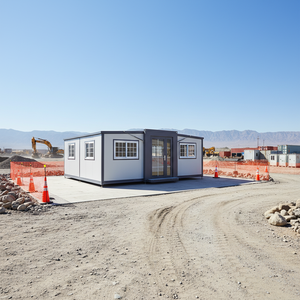 Kit de Estructura de Panel Sándwich para Casa Contenedor Plegable Transpirable de 20 pies/40 pies, Prefabricada para Exteriores, Estilo Moderno de Mediados de Siglo, Grosor Estándar, para Hotel - Product Image 6