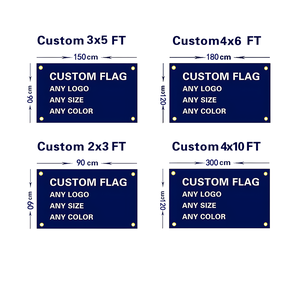 Bandera Canadiense Personalizada de 3x5 pies (90x150 cm) de Poliéster de Larga Duración, Color Vívido, Doble Cara, para <span class=keywords><strong>Club</strong></span> de Fútbol - Product Image 5