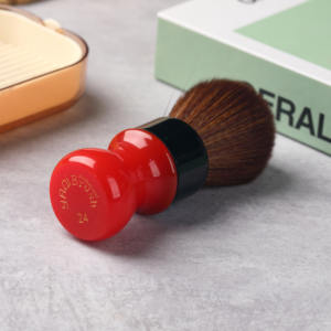 Yaqi 24mm Complexe Noir Version Meilleure Qualité Brun Cheveux Synthétiques Mens Blaireaux - Product Image 6