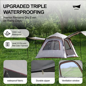 Tente de glamping de luxe spacieuse et étanche fenêtre Skyview <span class=keywords><strong>moustiquaire</strong></span> <span class=keywords><strong>abri</strong></span> de camping familial - Product Image 5