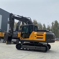 Engins de terrassement équipement lourd excavateur 18 tonnes 21 tonnes 23 tonnes Pelles sur chenilles avec cabine A/C à vendre