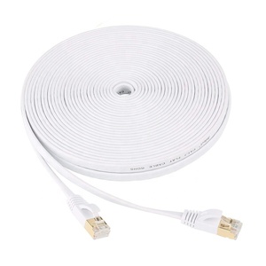 Paquet personnalisé plat Cat5E Cat6 Cat6A Cat7 Cat8 <span class=keywords><strong>Ethernet</strong></span> UTP FTP 0.5 <span class=keywords><strong>m</strong></span> 1m Cat6 câble de raccordement plat Flexible - Product Image 6