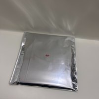 Bolsa de Envío de Poliéster Plateada con Logotipo Personalizado, Bolsa de Correo de Aluminio Brillante para Envíos de Joyería de Comercio Electrónico