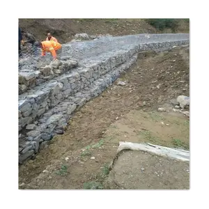 Steel Grid Netting with Wire Cable 8mm Mesh PVC Coating for Soil Nailling Retaining wall gabion cages For Wire Fencing