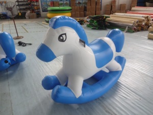 SIBO Bouncy Horse Animals Hopper Inflable Bouncing Horse Jumping Animals para niños pequeños Ride On Hopping Toys - Product Image 4