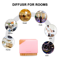 Diffuseurs d'huiles essentielles à brume fraîche ultrasonique les plus vendus produits de gros innovants utilisation d'hôtel à domicile plastique électrique fabriqué aux États-Unis