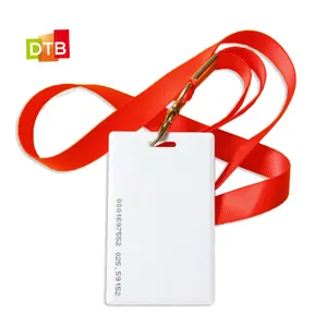 Benutzer definierte 1,8mm RFID-Dicke Clam shell IC Blank Card ABS-Zugangs kontroll karten