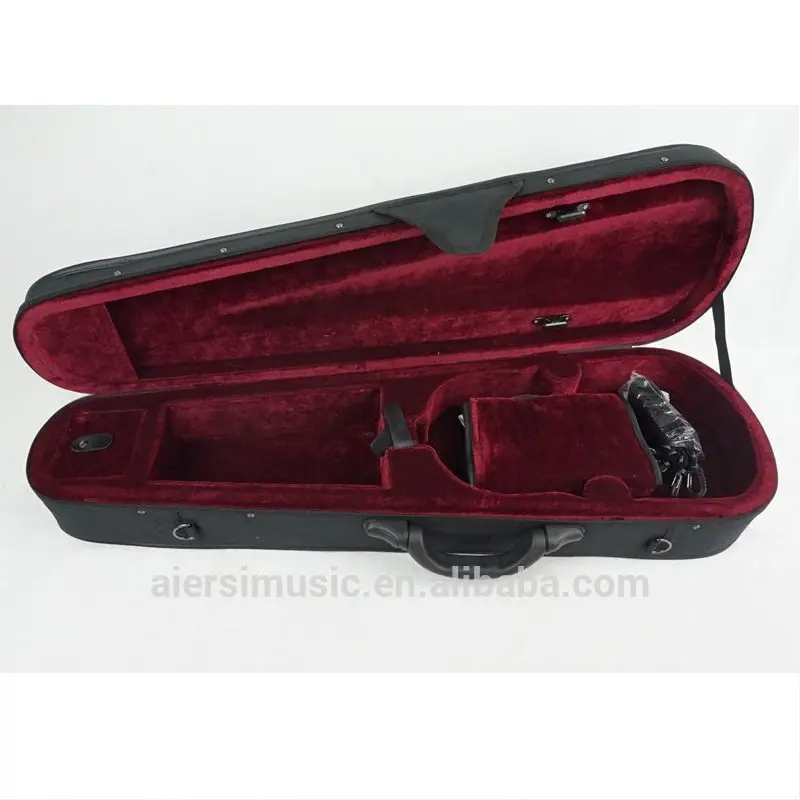 Musik instrumenten koffer Wein farbe Dreieck geformte leichte Geige Hardcase zu verkaufen