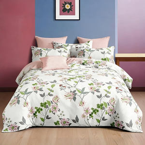 Juego de Funda Nórdica de Algodón Estampado Moderno, Diseño Nuevo, Ecológico, Transpirable, 200 Hilos, 3 Piezas - Product Image 5