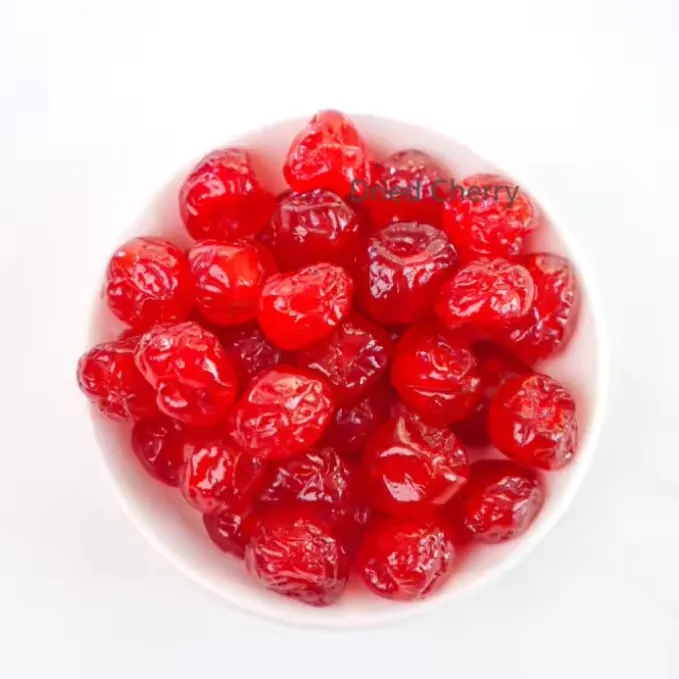 Shenglong 1kg Wholesale snacks New seedless cherry fruit Sweet Cherry Dice Granular Dried Red Cherry