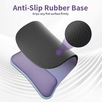 Simplicité bleu couleur repose-poignet ensemble de tapis de souris clavier ergonomique conception de bureau base en caoutchouc mousse à mémoire ensemble de tapis de souris pour le bureau