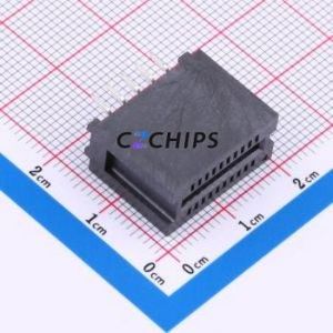 HED20LP03BK Gold Finger Connector Through hole Component (THT),P=1.27mm Connector EDGE SLOT 1.27mm 20P Through Hole - Product Image 1