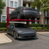 Système de stationnement vertical étanche et anticorrosion pour villas privées et garages familiaux