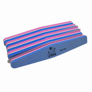 Yüksek kalite tırnak tamponu dosya 80 100 120 150 180 240 Grit özel Logo 2 renkler manikür tırnak törpüsü sünger tırnak törpüsü s - Product Image 2