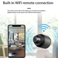 Mini caméra WiFi sans fil X5 pour la sécurité intérieure, prend en charge le stockage dans le cloud, visualisation à distance via application, 640P HD, vision nocturne