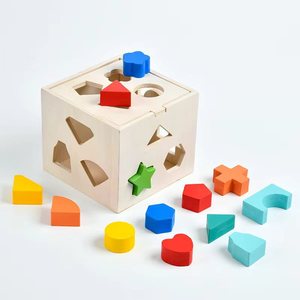 Scatola Intelligente a Trenta Tre Fori, Giocattolo per Bambini, Scatola per Abbinamento Forme in Lana, Blocchi Educativi per Asilo, Strumento Didattico - Product Image 4