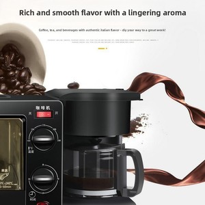 Mô hình mới công suất lớn Lò nướng điện ăn sáng kết hợp Nồi chiên không khí đa chức năng có thể nhìn thấy lò vi sóng 2L năng lượng hiệu quả - Product Image 4