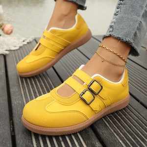 Zapatos Planos Mary Jane para Mujer, Primavera-Verano 2026, Parte Superior de PU, Color Mixto, Cierre de Velcro, Tacón Bajo, Suela Plana, Casuales para Uso Diario - Product Image 1