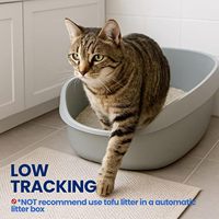 Litière pour chat mixte formule avancée, sable hybride synergique tofu-bentonite, agglomération rapide en 3 secondes, litière jetable sans poussière