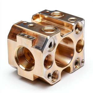 Tùy chỉnh dịch vụ gia công OEM đồng kim loại nhà sản xuất gia công phay 4 5 trục Chất lượng cao chính xác <span class=keywords><strong>CNC</strong></span> Brass bộ phận - Product Image 1