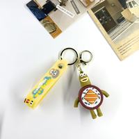 Neuer grenzüberschreitender kreativer Biqibao Resident Ugly Fish Schlüsselanhänger, lustiger Cartoon-Puppen-Rucksackanhänger, Geschenk, Großhandel