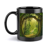 Mug à café en céramique de luxe avec isolation thermique de 24 à 36 heures, mug souvenir pour couple DIY par Moom