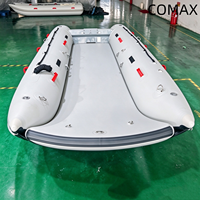 Catamaran gonflable, bateau pneumatique léger pour la pêche au carpe et les loisirs