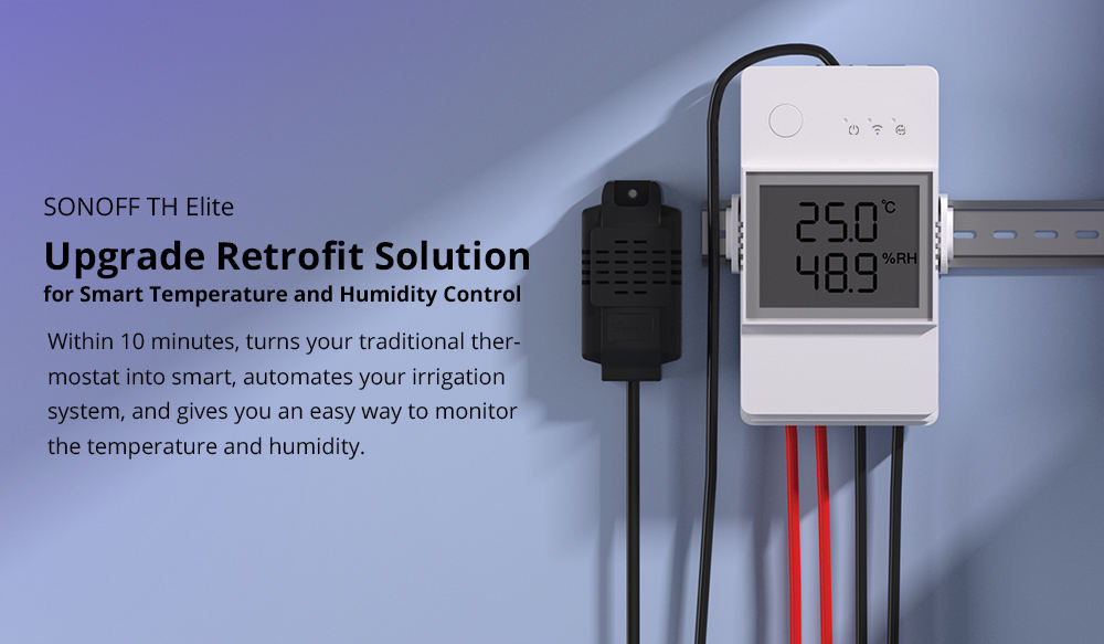 SONOFF THR3 20A Smart Wireless Switch with Temperature Humidity